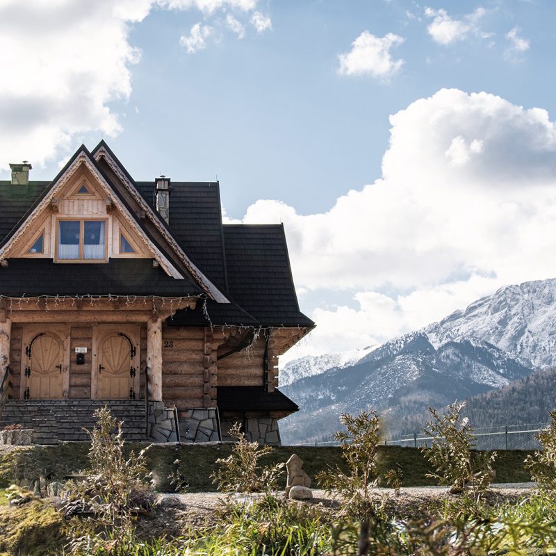 Wierchowa Chata Kościelisko Kasyno dom góralski z widokiem na Tatry 97